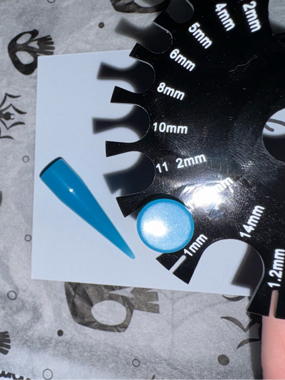 Blue Acrylic Ear Stretch Taper Pair 12mm